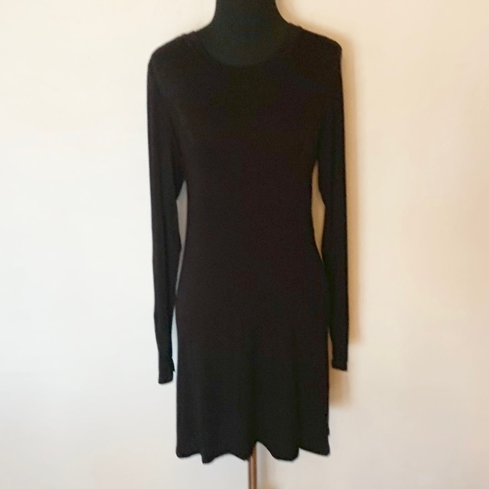 Long Sleeve Tunic TShirt Dress & Pockets NWOT - Picture 2 of 6